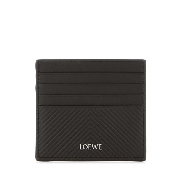 Loewe Men Graphite Leather Card Holder
